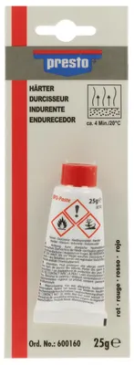 Produktbild von presto 600160 Härter rot geblistert 25 g
