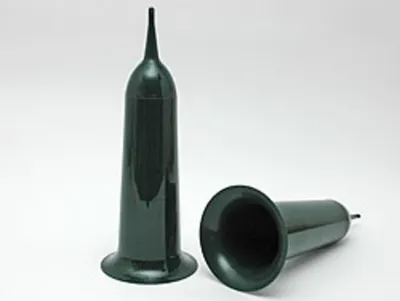 Produktbild von Grabvase 35 cm, dunkelgrün