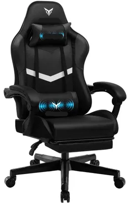 Immagine prodotto di Sedia ergonomica da gaming - Sedia da ufficio - Sedia da gaming - Sedia per il lavoro da casa - Schienale regolabile, inclinazione fino a 135°