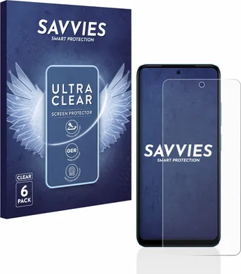 Produktbild von 6x Für Xiaomi Redmi Note 12S Schutzfolie Savvies Displayschutz Display Schutz Folie Klar Transparent