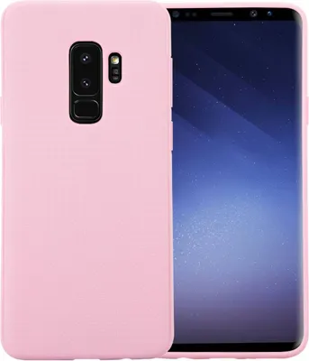 Produktbild von Handyhülle für Samsung Galaxy S9 Plus SM-G965 6.2 Zoll Hülle Cover aus elastischem Material Pink
