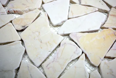 Produktbild von Handmuster Mosaik Fliese Marmor Naturstein Bruch Ciot golden cream poliert Struktur MOS44-30-2807_m