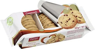 Zdjęcie produktu dla Coppenrath Hausgebäck Choco Cookies z kawałkami ciemnej czekolady 200g