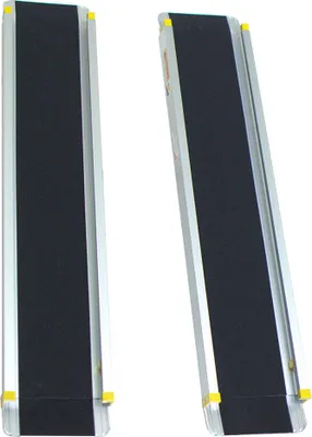Immagine prodotto di COSTWAY 2 x rampa di carico 270kg rampa di carico telescopica rampa per sedie a rotelle rampa 121,5-212,5cm nero
