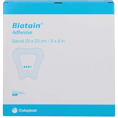 Produktbild von Biatain Schaumverband Sakrum selbsthaf.23x23cm3485, 5 St VER