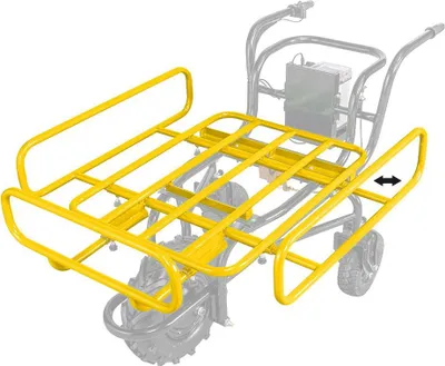 Produktbild von BAMATO Transportaufsatz für elektrische Schubkarre MTR-260