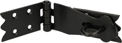 Produktbild von KOTARBAU® Security hasp 150 x 35 mm hasp hasp zawias zawias drzwi zatrzask klódka zatrzask zawias zatrzask piwnica zamek