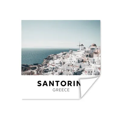 Produktbild von MuchoWow® Poster Griechenland - Santorin - Architektur 75x75 cm - Wand Dekoration