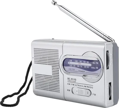 Image de Antenne télescopique Multifonction Mini Am FM de poche BCR119 Radio Speaker Receiver Telescopic Antenna