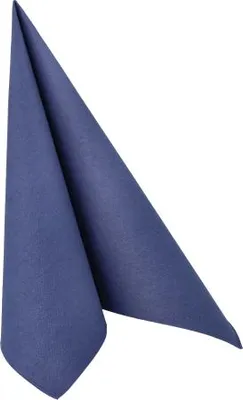Produktbild von Servietten "ROYAL Collection" 1/4-Falz 40 cm x 40 cm dunkelblau , 8 x 20 Stück