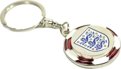 Produktbild von England FA - Schlüsselanhänger, Fußball BS6338 (Einheitsgröße) (Rot/Weiß/Blau)