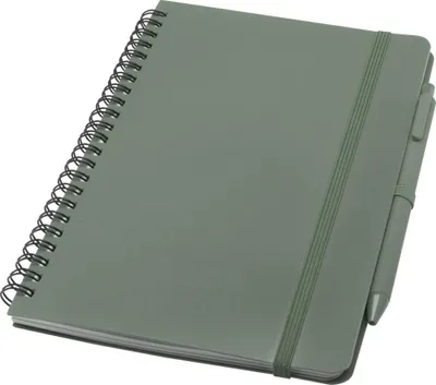 Imagen del producto de Cuaderno de notas de tapa dura "Thalaasa", tamaño A5, modelo PF4657 (talla única), color verde "Heidekraut"