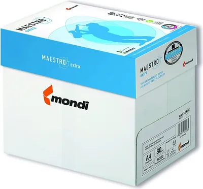 Produktbild von Kopierpapier Maestro Extra DIN A4, 80g/qm, weiß, Weißegrad 170 CIE, Packung à 500 Blatt