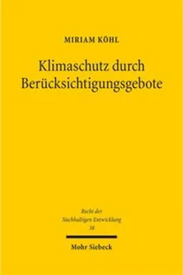 Obrázek produktu pro Klimaschutz durch Berücksichtigungsgebote