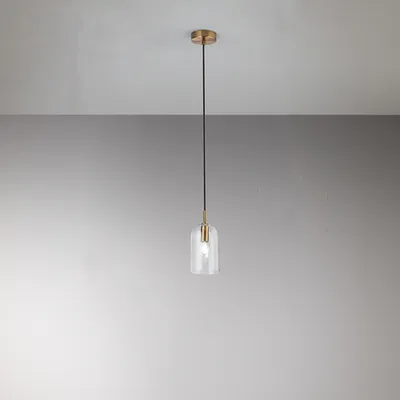 Image de Coro 1 Lumière E14 Transparent Lustre Contemporain