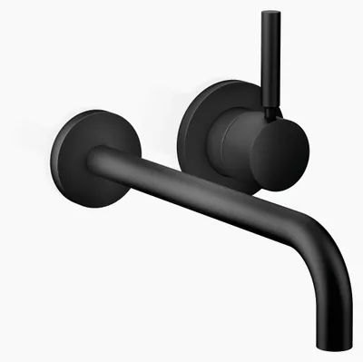 Immagine prodotto di Dornbracht META Mitigeur monocommandé mural pour lavabos sans vidage, saillie 250mm, bec fixe, 36863660-33, 36863660-33