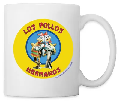 Produktbild von Spreadshirt Breaking Bad Los Pollos Hermanos Tasse, One size, Weiß