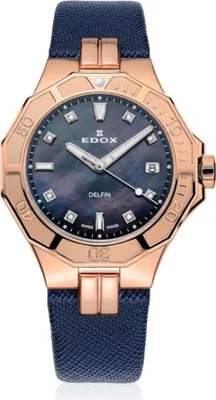 Produktbild von EDOX Delfin The Original Diver Lady 53020-37RC-NANR Frauenuhr Delfin The Original Diver Lady