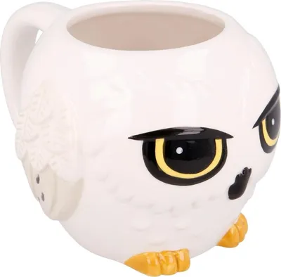Produktbild von Storline Harry Potter 3D Tasse Hedwig weiß 445 ml