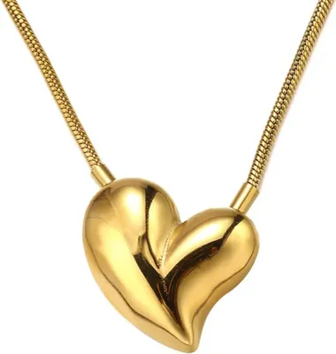 Obrázok produktu pre Náhrdelník VO-34588 Heart - Zlatá | Dámske šperky KP34588