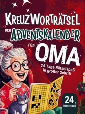 Obrázek produktu pro Kreuzworträtsel - Der Adventskalender für Oma