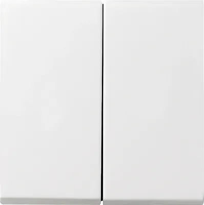 Immagine prodotto di Gira interruttore a bilanciere, doppio, sistema 55, bianco puro lucido, 1 pz.