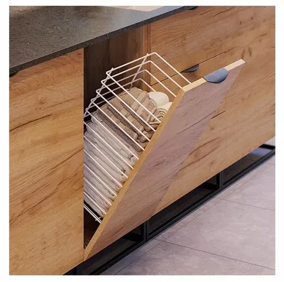Produktbild von REJS Wäschekorb für Schwenkfront Weiß 600mm