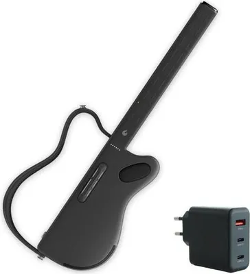 Produktbild von Lava Music Gitarre Genie Smart-Gitarre Schwarz mit Ladegerät