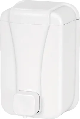 Produktbild von CleanSV® Seifenspender Desinfektionsspender Cleany 500 ml weiss, aus Kunststoff für flüssig Seife und Desinfektion