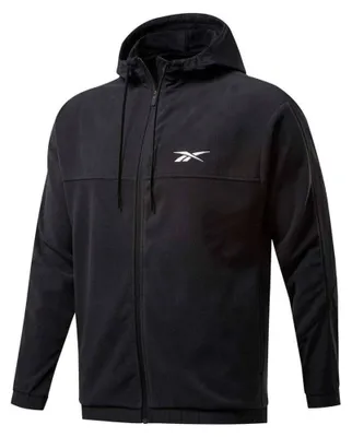 Produktbild von Reebok Sweatshirts Workout Ready Fleece Full Zip Hoodie, 109309, Größe: 170