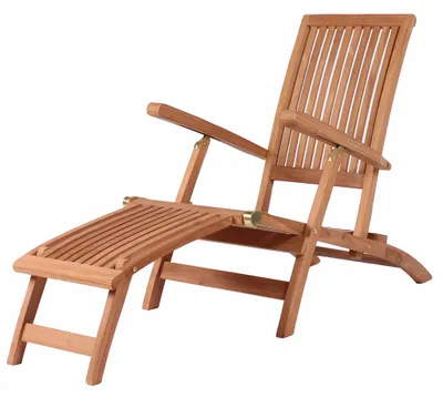 Produktbild von Teakholz Gartenliegestuhl - bene living - Yacht