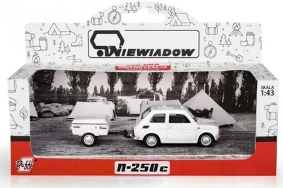 Image de Fiat 126p + remorque Niewiadów Krótka blanche - Daffi