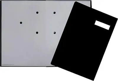 Produktbild von Q-Connect Unterschriftsmappe - 20 Fächer, schwarz