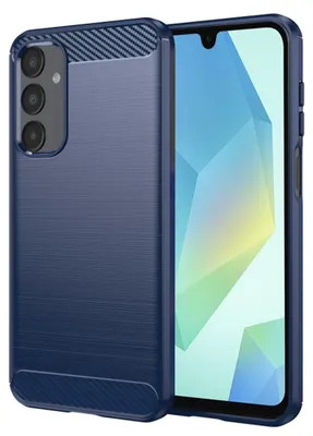 Zdjęcie produktu dla Techsuit Carbon Silicone etui na Samsung Galaxy A16 4G A16 5G - niebieskie
