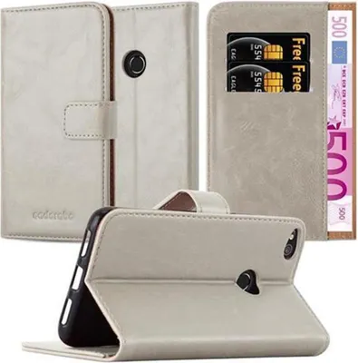 Produktbild von Cadorabo Hülle für Huawei P8 LITE 2017 / P9 LITE 2017 Schutzhülle in Braun Handyhülle Book Tasche Case Etui Luxury