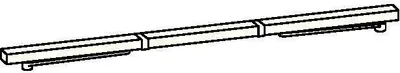 Produktbild von Dorma Gleitschienen Schließfolgeregler GSR / VL im Contur Design silberfarbig - 64103001