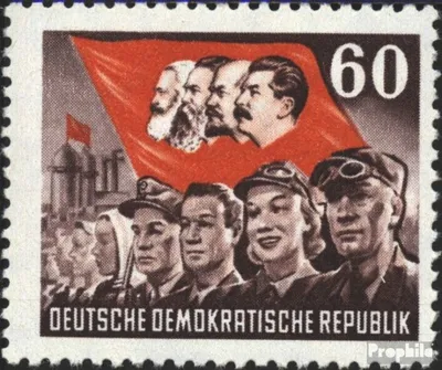 Produktbild von Briefmarken DDR 1953 Mi 352 postfrisch 70.Todestag von Marx