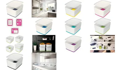 Immagine prodotto di LEITZ Contenitore My Box, 18 litri, bianco/verde