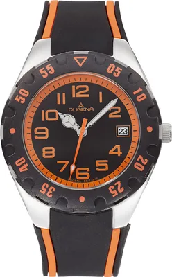 Produktbild von Dugena 4460891 Kinderuhr Diver Junior Schwarz/Orange
