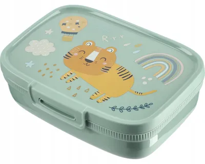 Obrázek produktu pro Úložný box na svačinu Wild life 21x15,6x6cm 1,3l zelený