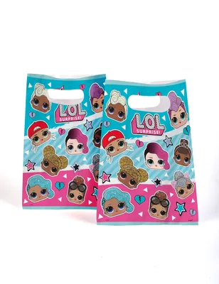 Produktbild von LOL Surprise Geschenkbeutel 8 Stück bunt 18 x 23 cm - Einheitsgröße