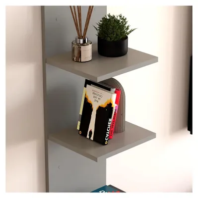 Produktbild von Wandregal Surahammar 95 x 30 x 28 cm mit 4 Ablageflächen zur Wandmontage