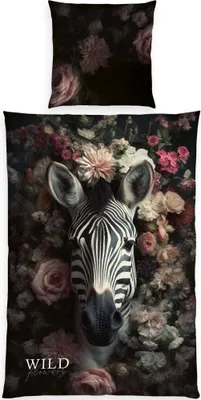 Produktbild von Herding Wendebettwäsche Wild Flowers" bunt 1x 135x200 cm + 1x 80x80 cm"