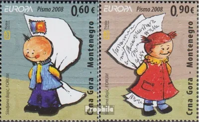 Produktbild von Briefmarken Monte 2008 Mi 166-167 (kompl.Ausg.) postfrisch Der Brief