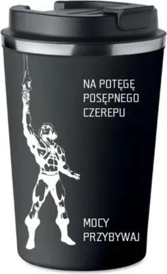 Obrázok produktu pre Prémiový termohrnček s potlačou "The power of a marvellous skull", 350 ml, KT_021