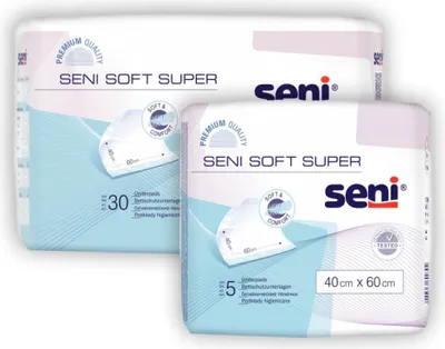 Produktbild von Seni Soft Super Bettschutzunterlage 60x60 cm 30 St