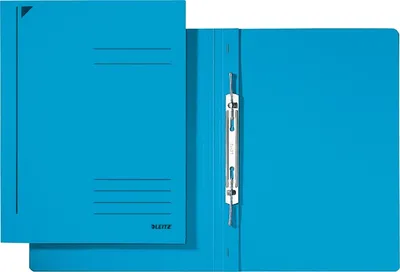 Produktbild von Spiralhefter A4 Karton kaufm. Heftung blau Packung mit 25 Stück