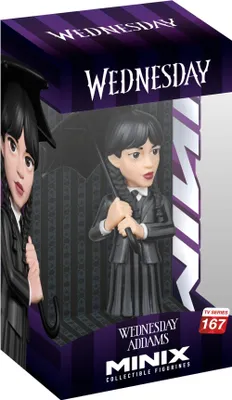 Produktbild von MINIX - TV Series #167 - Wednesday - Mercredi Addams Parapluie - Sammelfigur 12 cm