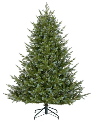 Produktbild von Weihnachtbaum künstlich- naturgetreu wetterfest 185 cm oder 215 cm Tannenbaum Weihnachten Kunstbaum mit Metallständer Tanne - Dichte Zweige