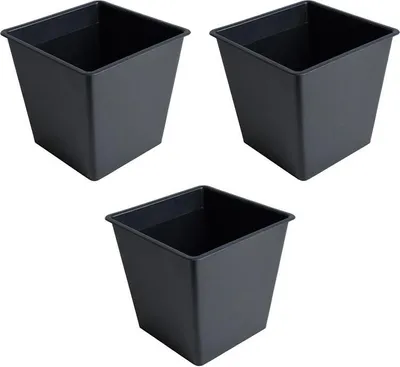 Produktbild von Blumentopf Einsatz Pflanztopf 3er Set Anzuchttopf Kunststoff Blumenkübel